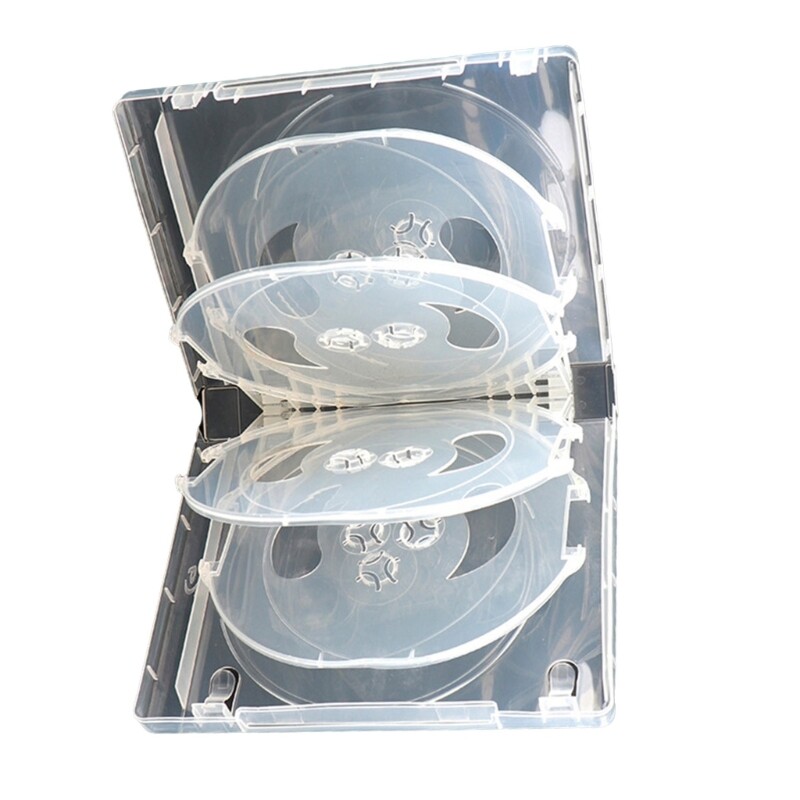 Clear Tray Standard Empty Clear Replacement DVD Case Portables DVD Package Case