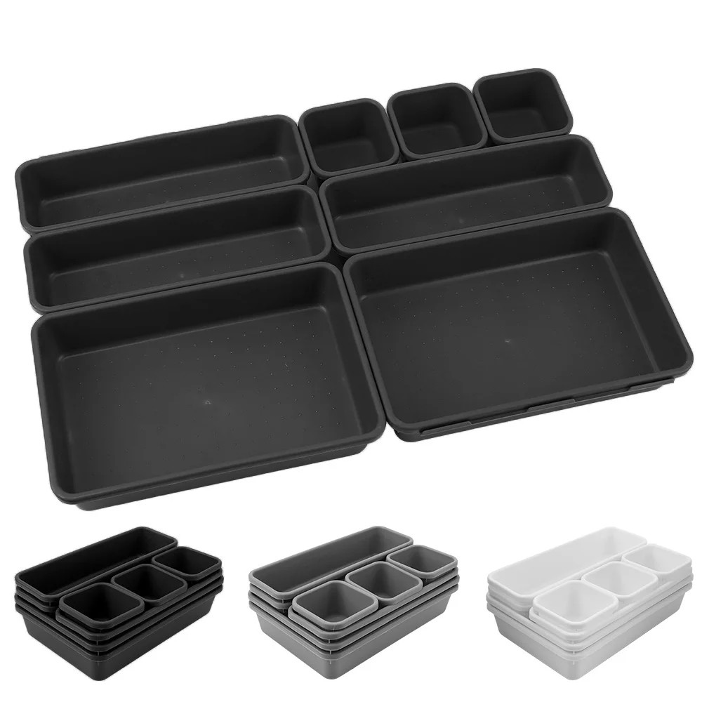 8Pc/Set Storage Drawer Storage Box Sundries Jewellery Holder Make up Organizer B