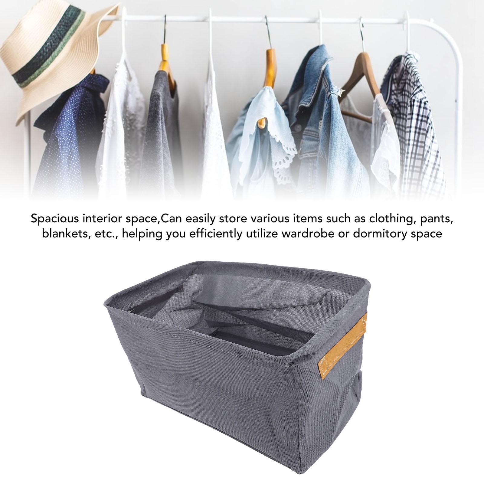 6 Pack Storage Bags Clothes Storage Bins Foldable Closet Organizers Storage