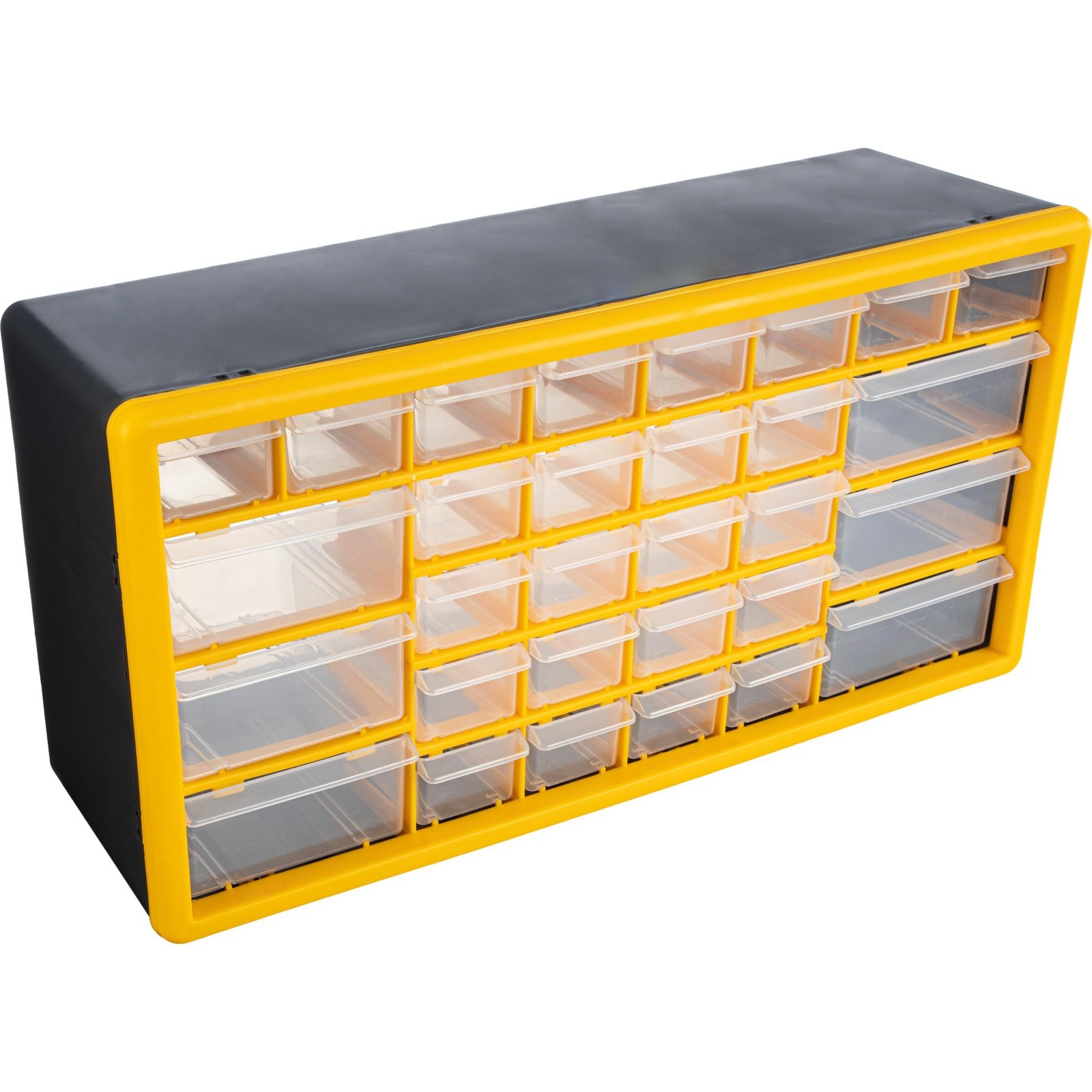 30-Drawer Plastic Organizer for Small Parts – Tabletop, Wall Storage for Crafts