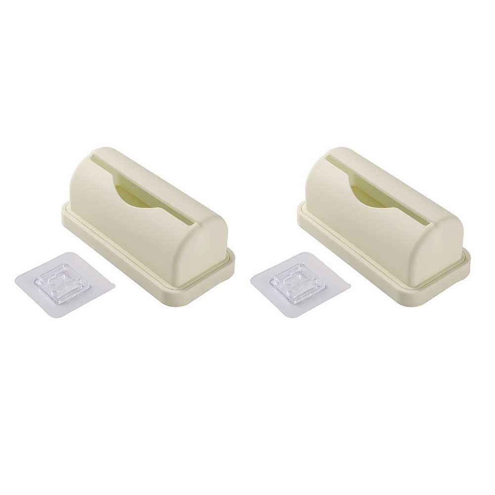 Space Saving Trash Bag Holder Wall Mounted No Drill Installation for Home Use