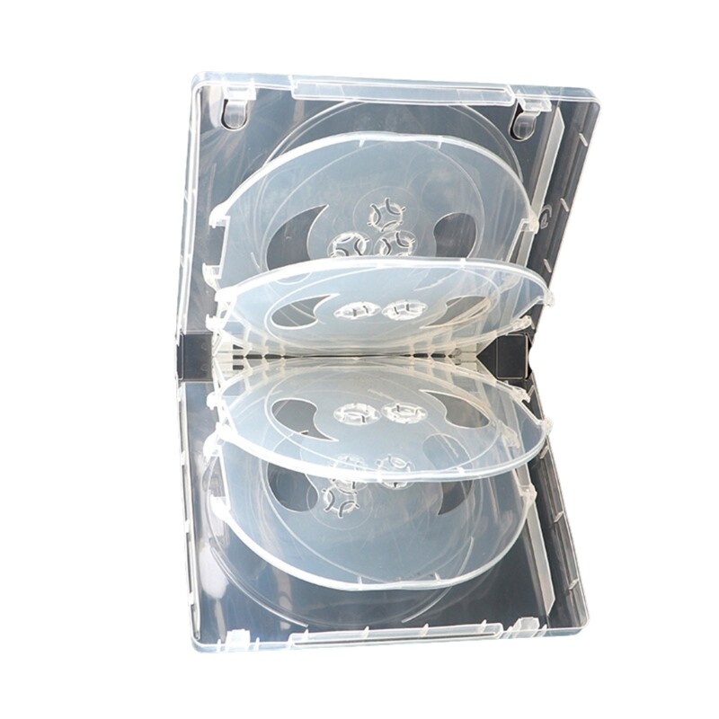 Clear Tray Standard Empty Clear Replacement DVD Case Portables DVD Package Case