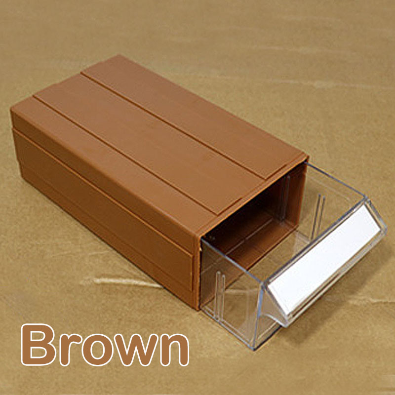 1X Plastic Drawer Toolbox Parts Case Component Storage Box Organizer Home Office