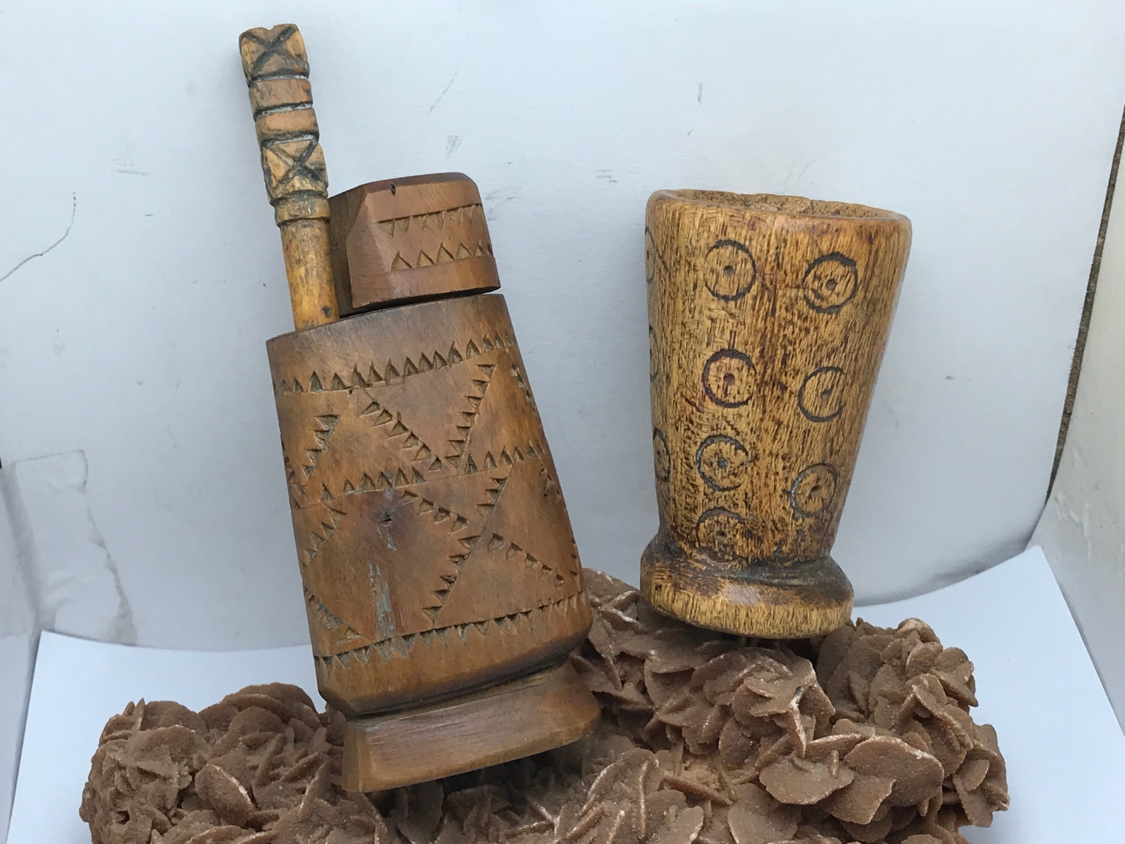 berber kohl paire Old Kajal Kohl Wood Bottle Berber Morocco
