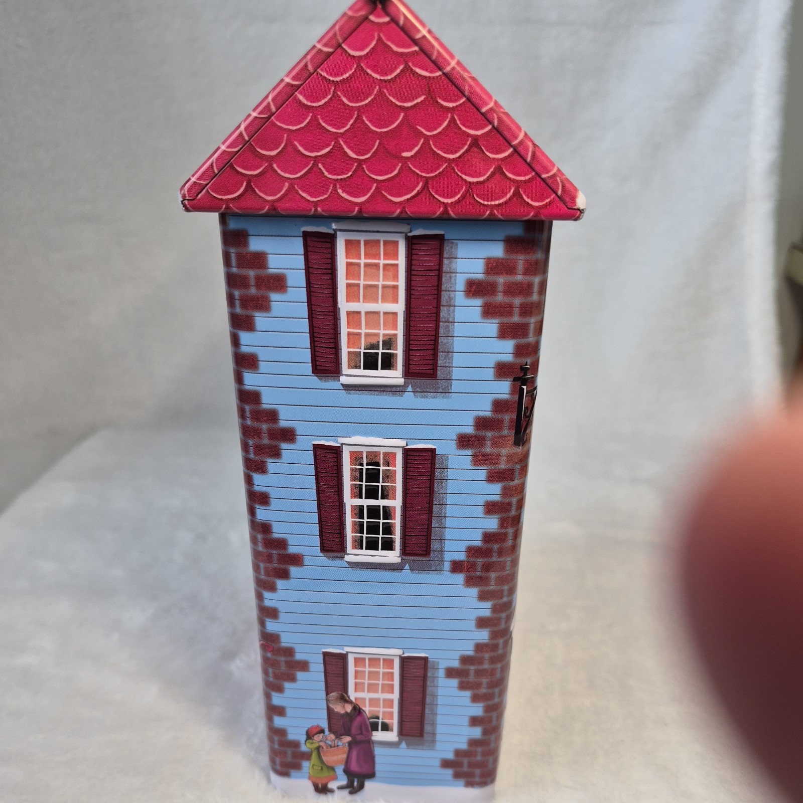 Harry London Chocolate Shop Tin Box – 8 in Collectible Christmas Village – Mint