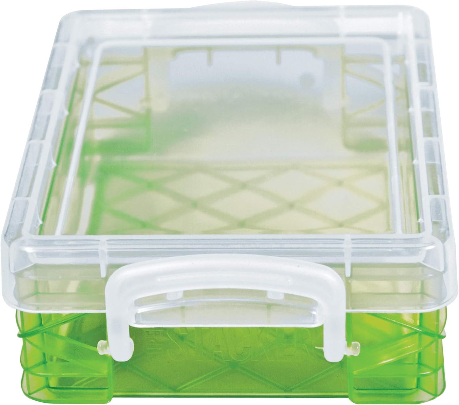 Plastic Crayon Box, Stackable Crayon Organizer, Crayon Holder Case for School, C