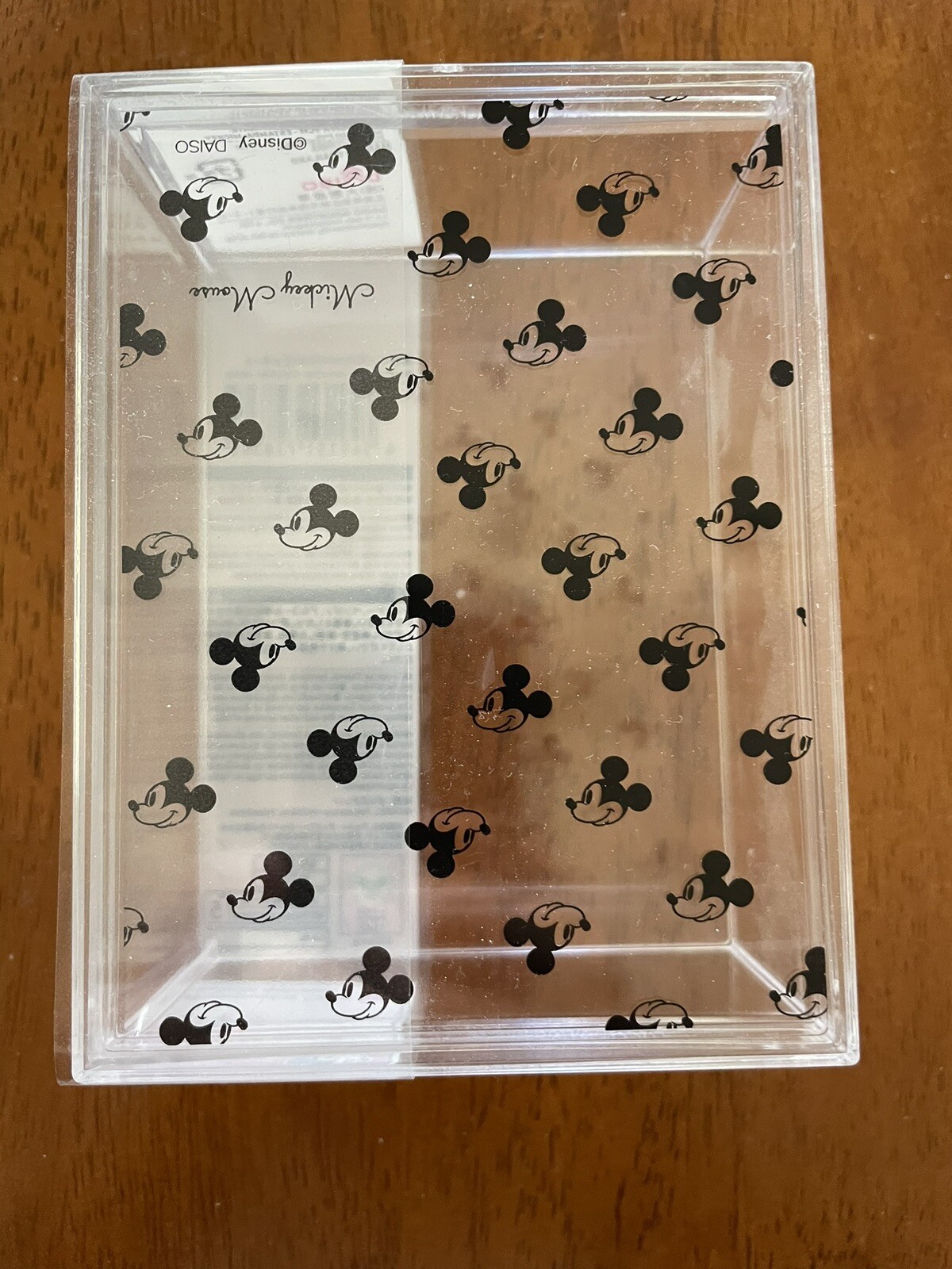Daiso Mickey Mouse Transparent Cases, Organizer Set of 3