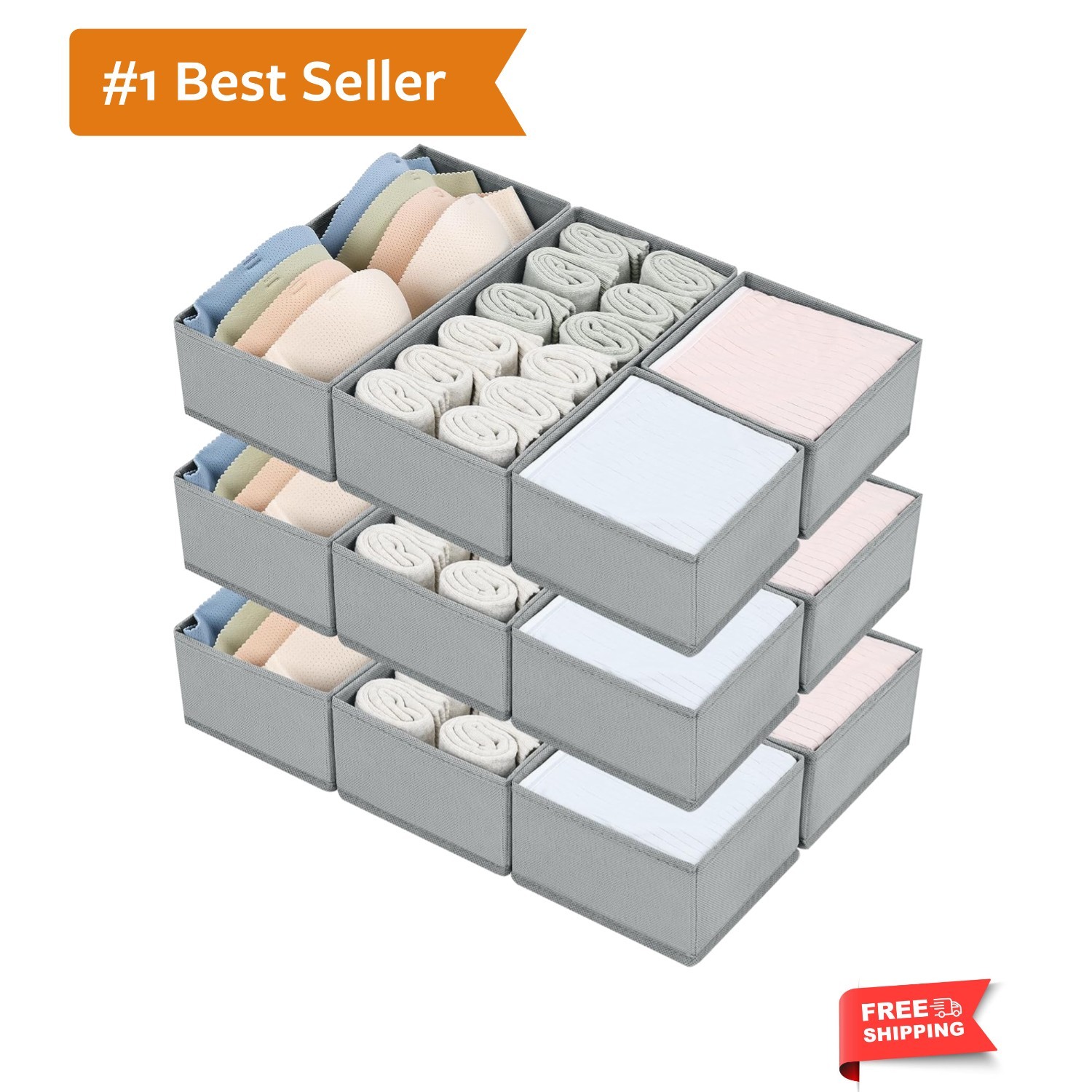Compact and Portable Fabric Drawer Organizers – Ideal for Clutter-Free Living