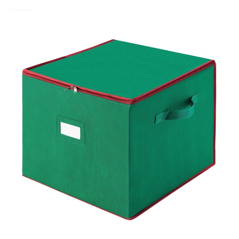 Ornament Storage Box 75 Compartment Holiday Organizer Stackable Durable Design