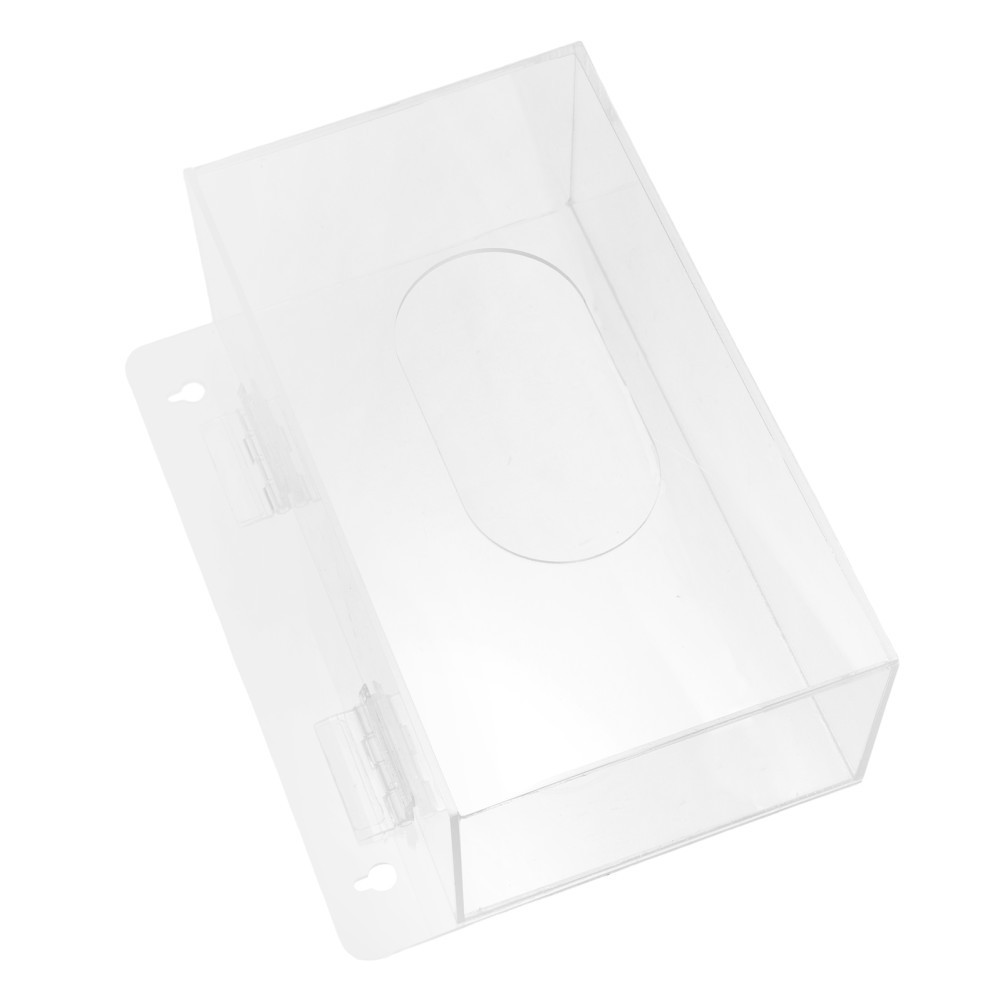 Face Mask Organizer Wall Mount Hairnet Dispenser for Emesis Bags Acrylic