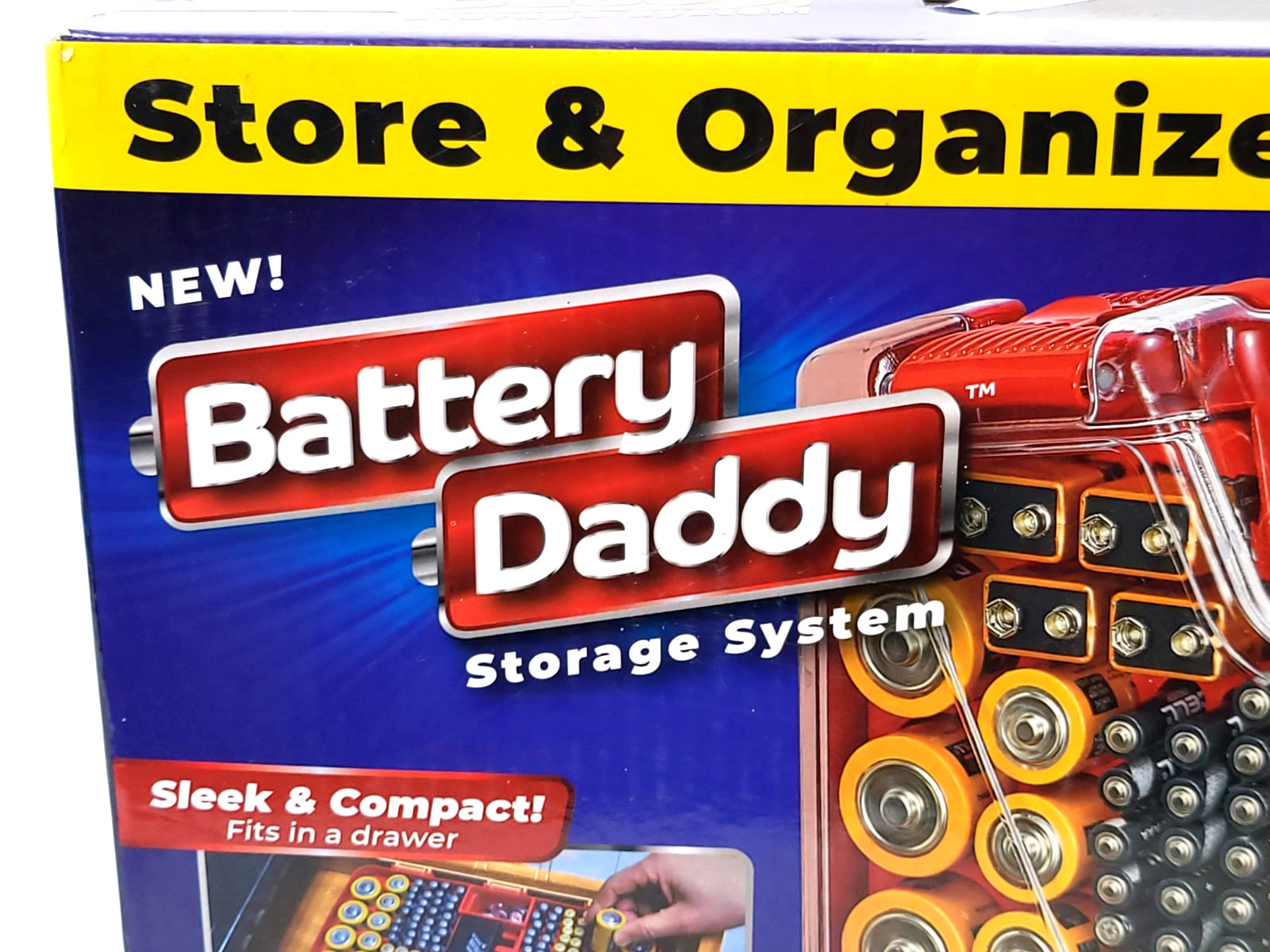 180 Battery Daddy Storage System Caddy Organizer with Case and Tester