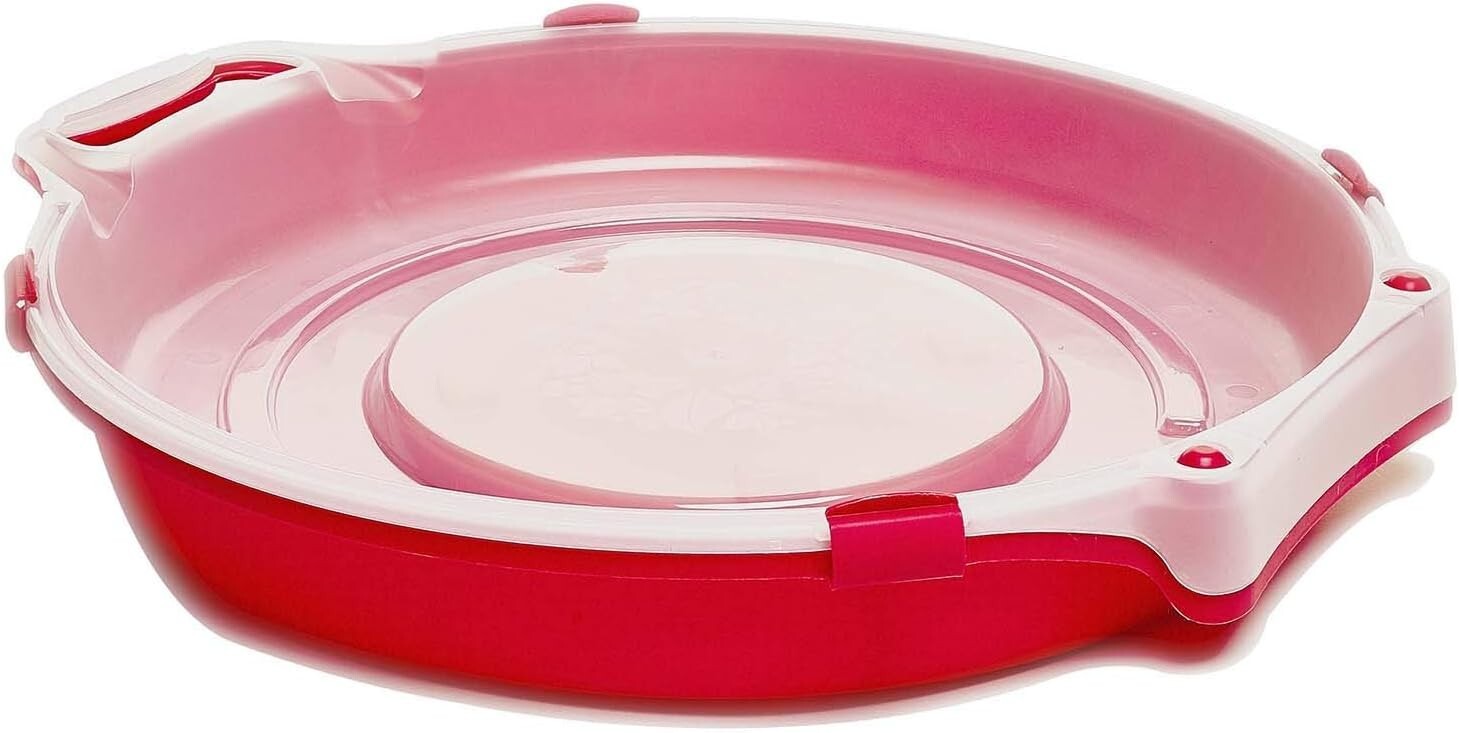 BRAND NEW HOMZ Set of 3 Holiday Wreath Plastic Storage Containers, Up to 24&Prime;