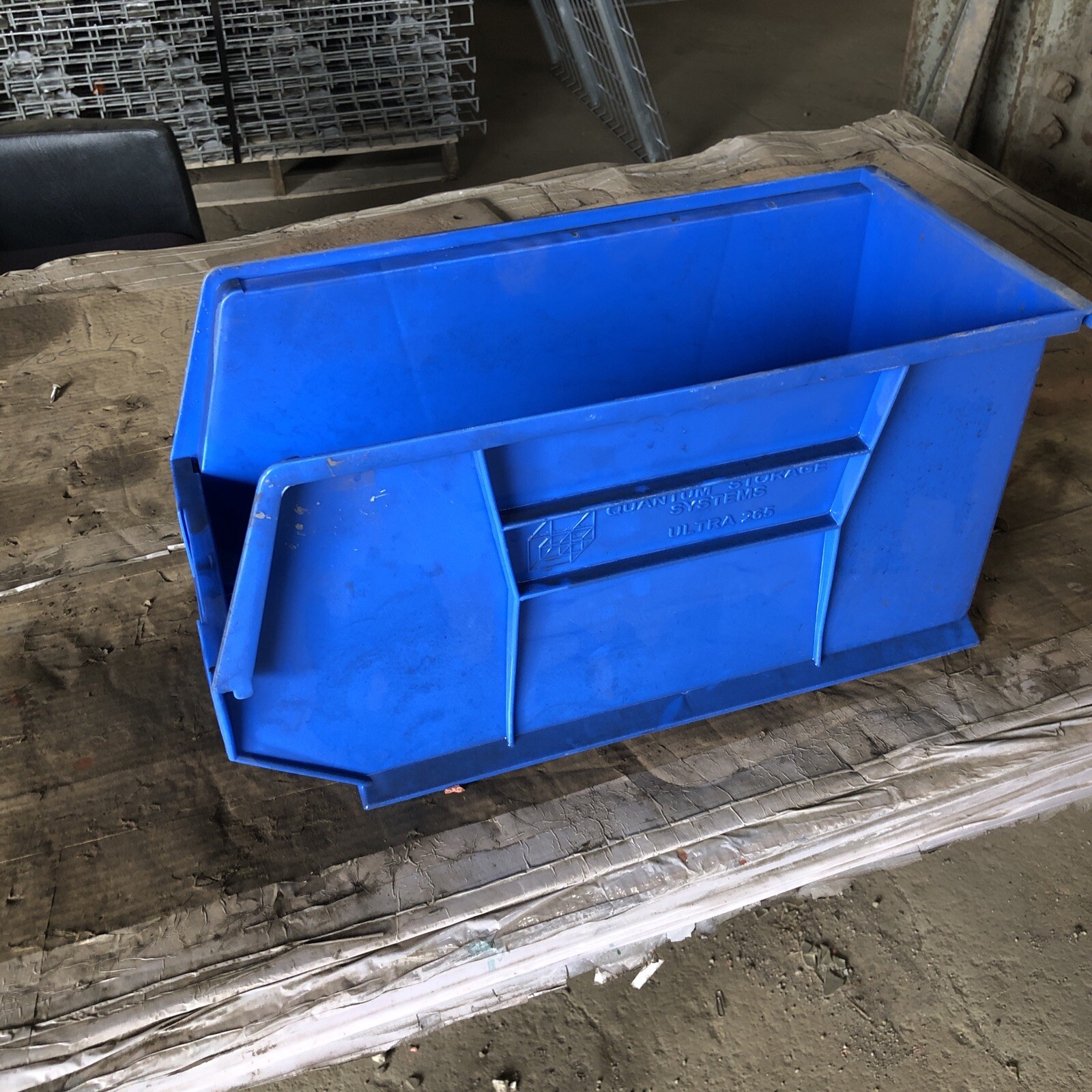 Used Plastic Storage Tote Boxes – Front Access – Stackable