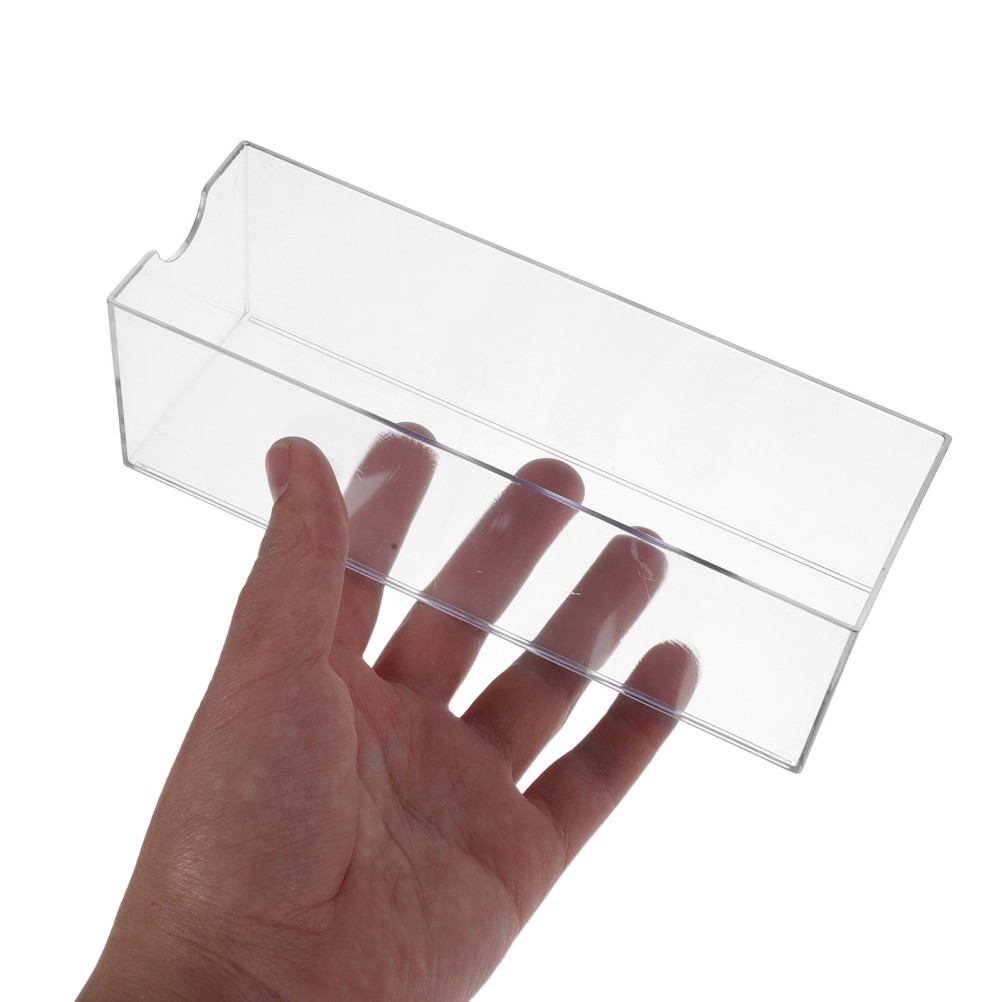 4Pcs Transparent Desk Storage Organizer Box Multifunctional Plastic Pen Holder