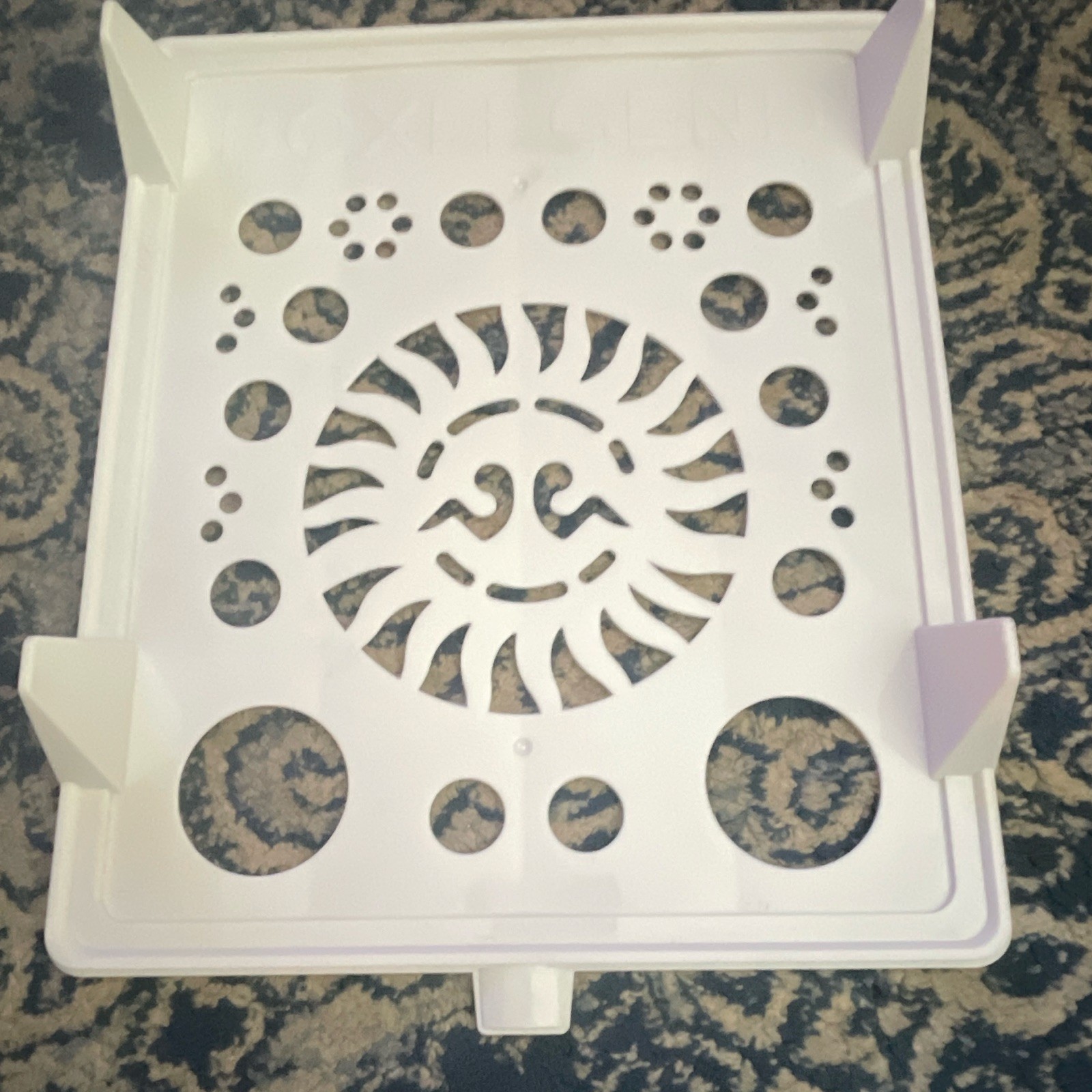 White Plastic Clothing Organizers (10) pictures show two sets.