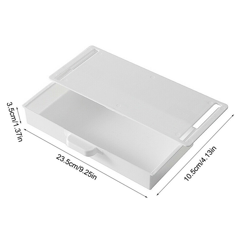 Storage Under Desk Drawer Organizer ABS Accommodate Dust-proof For Office