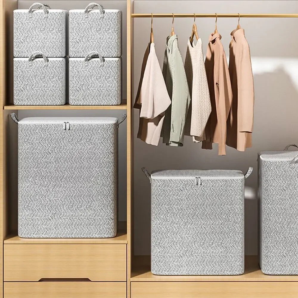 clothes storage organizer box Divider for Wardrobe Closet Foldable Jeans Storage