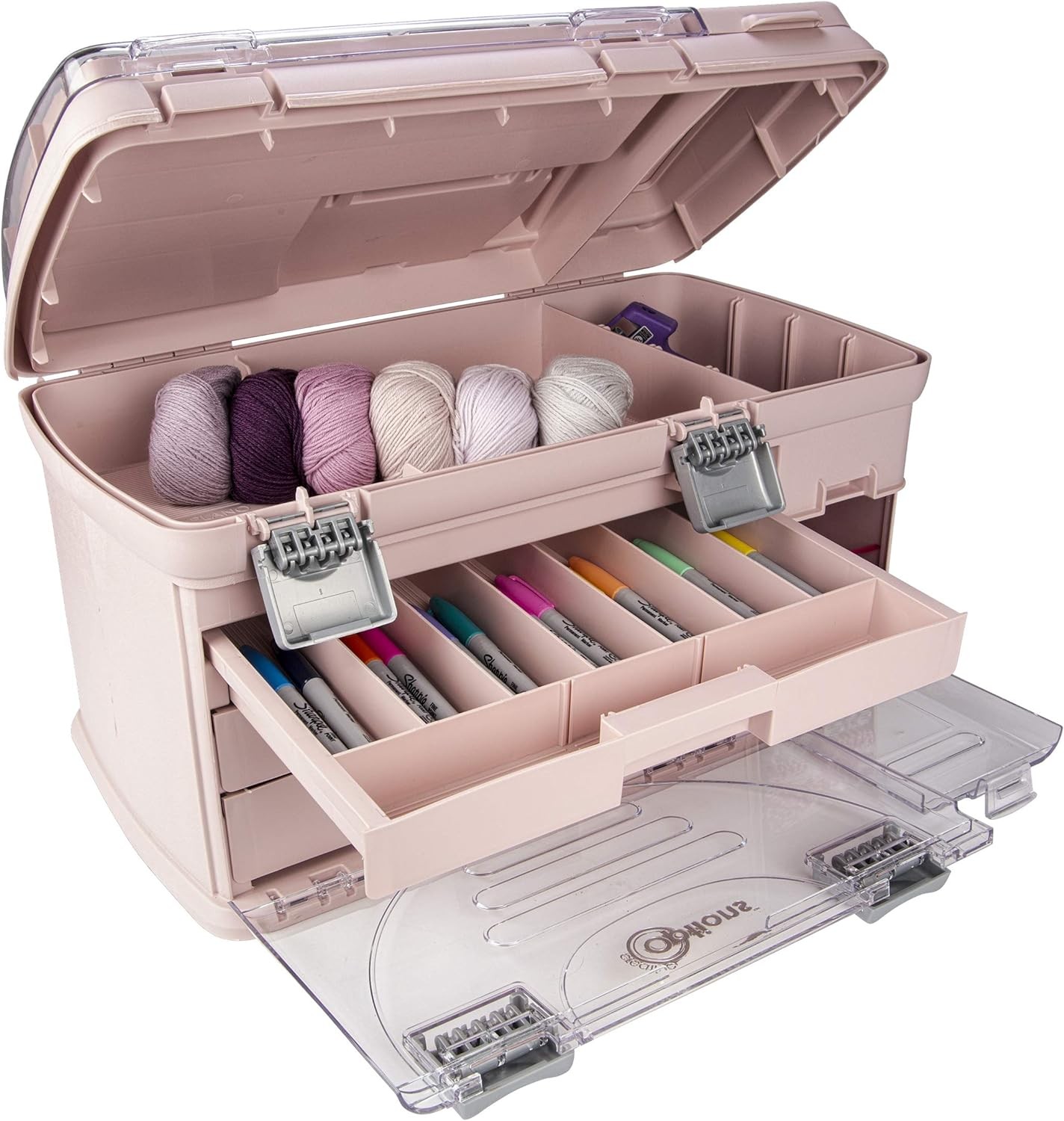 Large Three Drawer Organization System Battery Jewelry Craft Storage