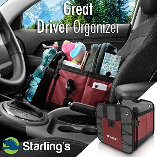 Starling&rsquo;s Car Trunk Organizer – Durable Storage SUV Cargo Organizer Adjustable,