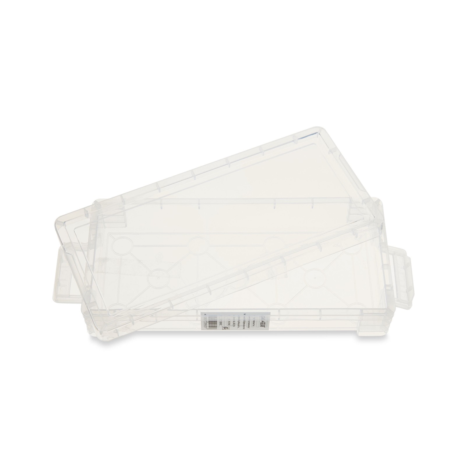 Pen+Gear Slim Storage Box, 8pk, Clear, Desktop Organizer, Plastic