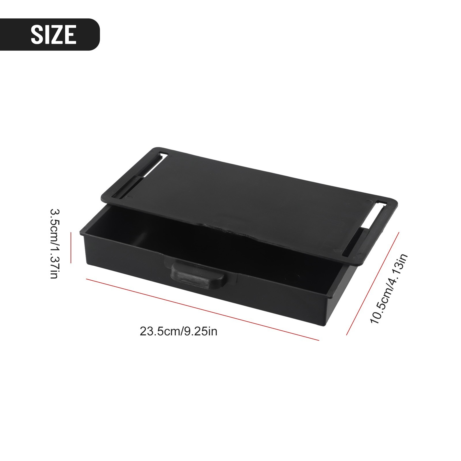 Storage Under Desk Drawer Organizer ABS Accommodate Dust-proof For Office
