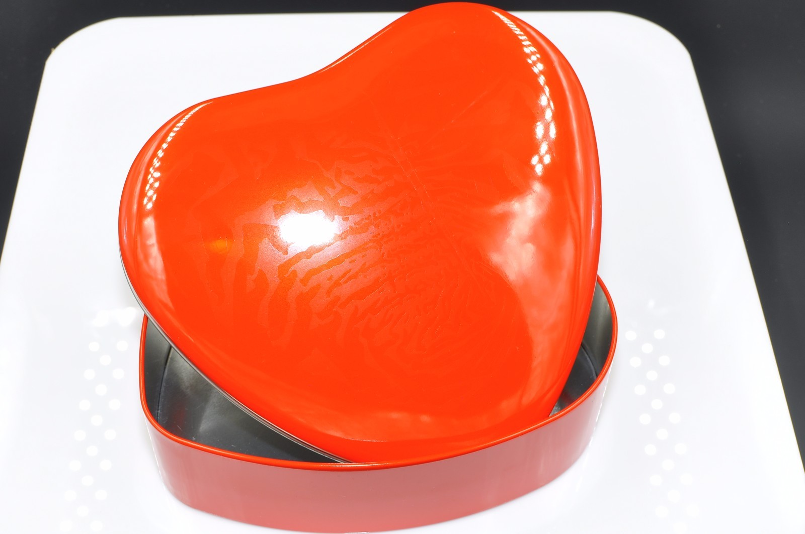 8 × New Heart Shape Metal Tin Trinket Storage Case Gift Box For Wedding Party