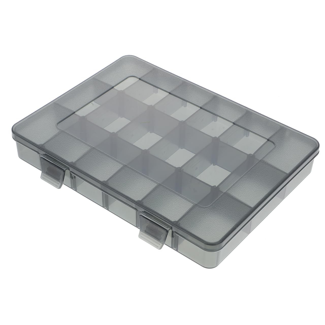 Plastic Storage Organizer with Transparent Lid Portable Tools and Parts Stora…