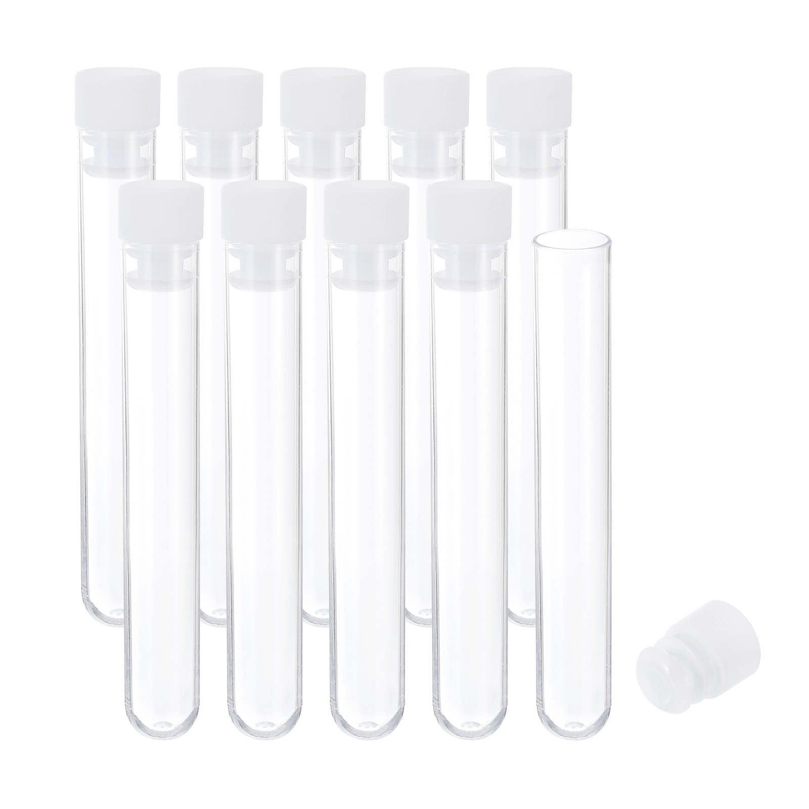 10Pcs Sewing Needle Storage Holder Plastic Pin Tube Case Box Clear 3&Prime; Length