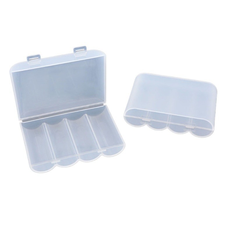 5 Pack Battery Storage Box Plastic Texture Suitable for Electronics Accessories