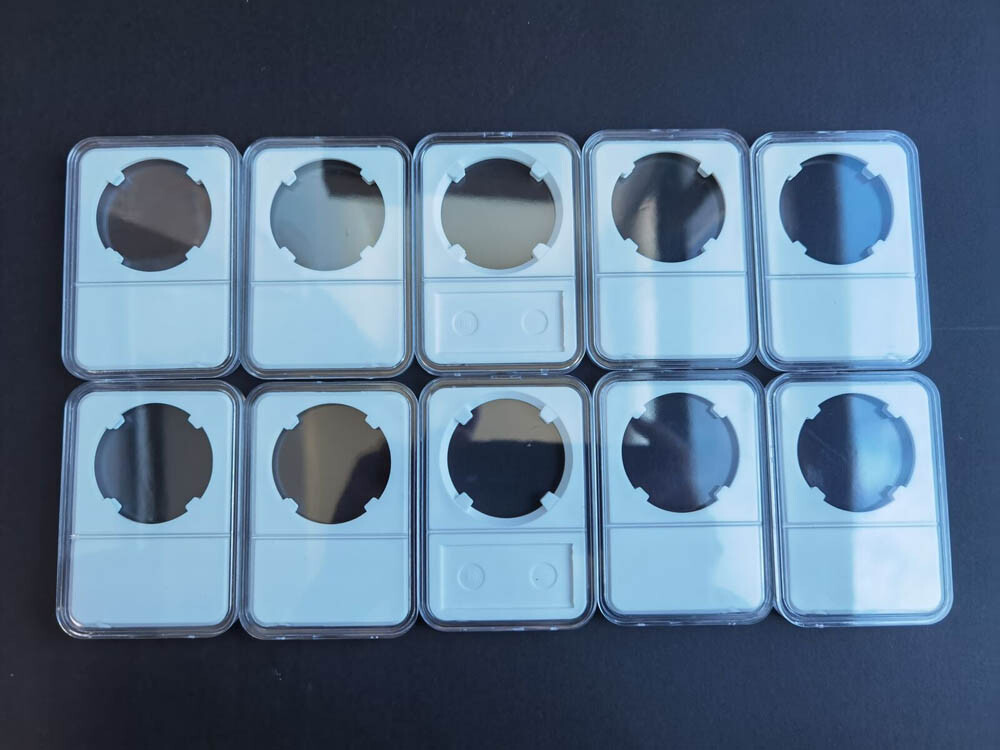 USA Coin Slab Holder Display Storage Box Collection Case Stand 34mm 10Pcs/set