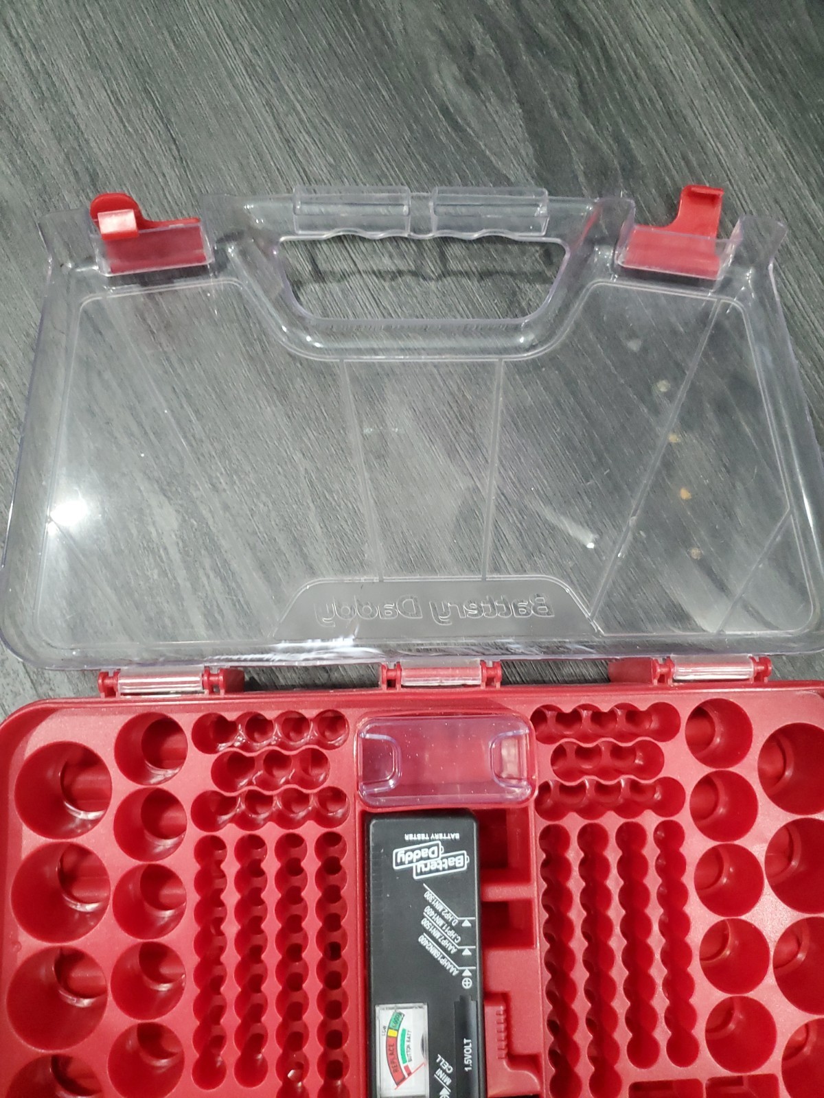 Battery Daddy Battery Organizer Storage Case with Tester