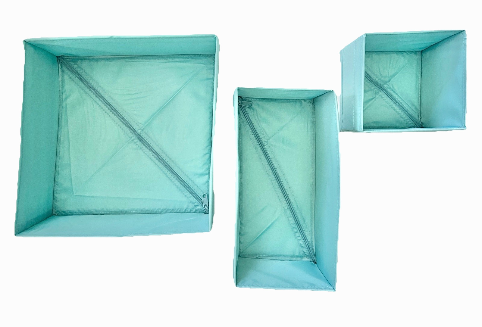 Storage Containers Set Skubb Lot 3 Teal Home Decor Organization Accessories