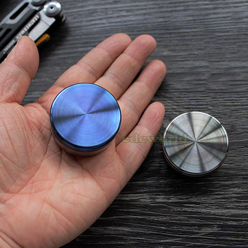 TITANER Solid Titanium TC4 CNC Outdoor Travel Home waterproof Pill Case EDC Box