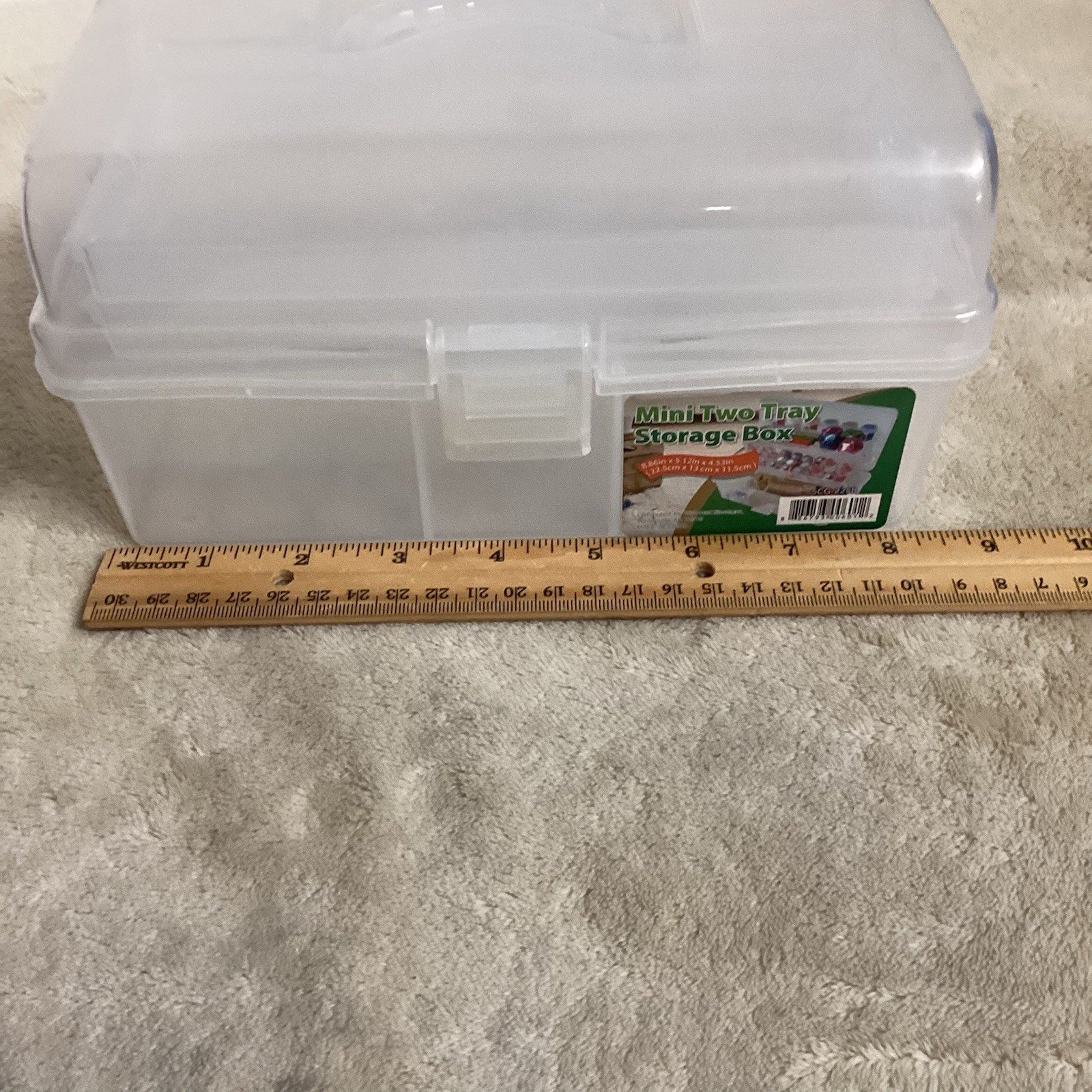 Mini Two Traw Storage Box New