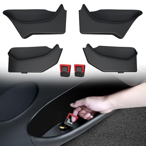 4PCS Door Side Storage Box Organizer for 2025-2026 Tesla Model Y – TPE Pocket Li