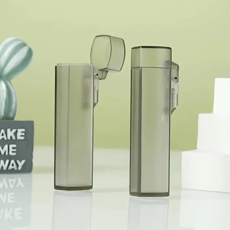 Portable Clear Travel Case for Toothpicks, Cotton Swabs, & Band-Aids