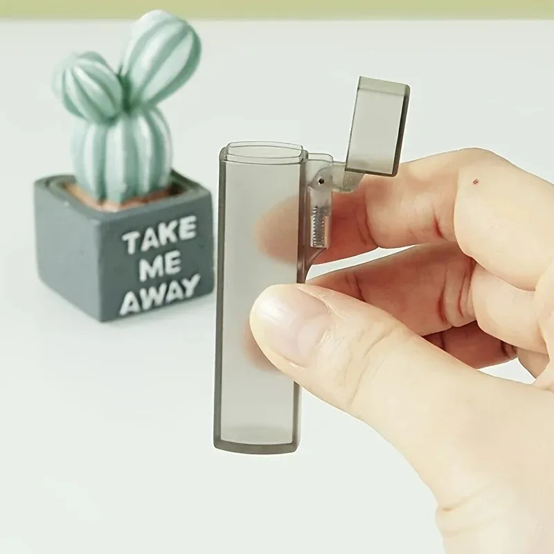 Portable Clear Travel Case for Toothpicks, Cotton Swabs, & Band-Aids