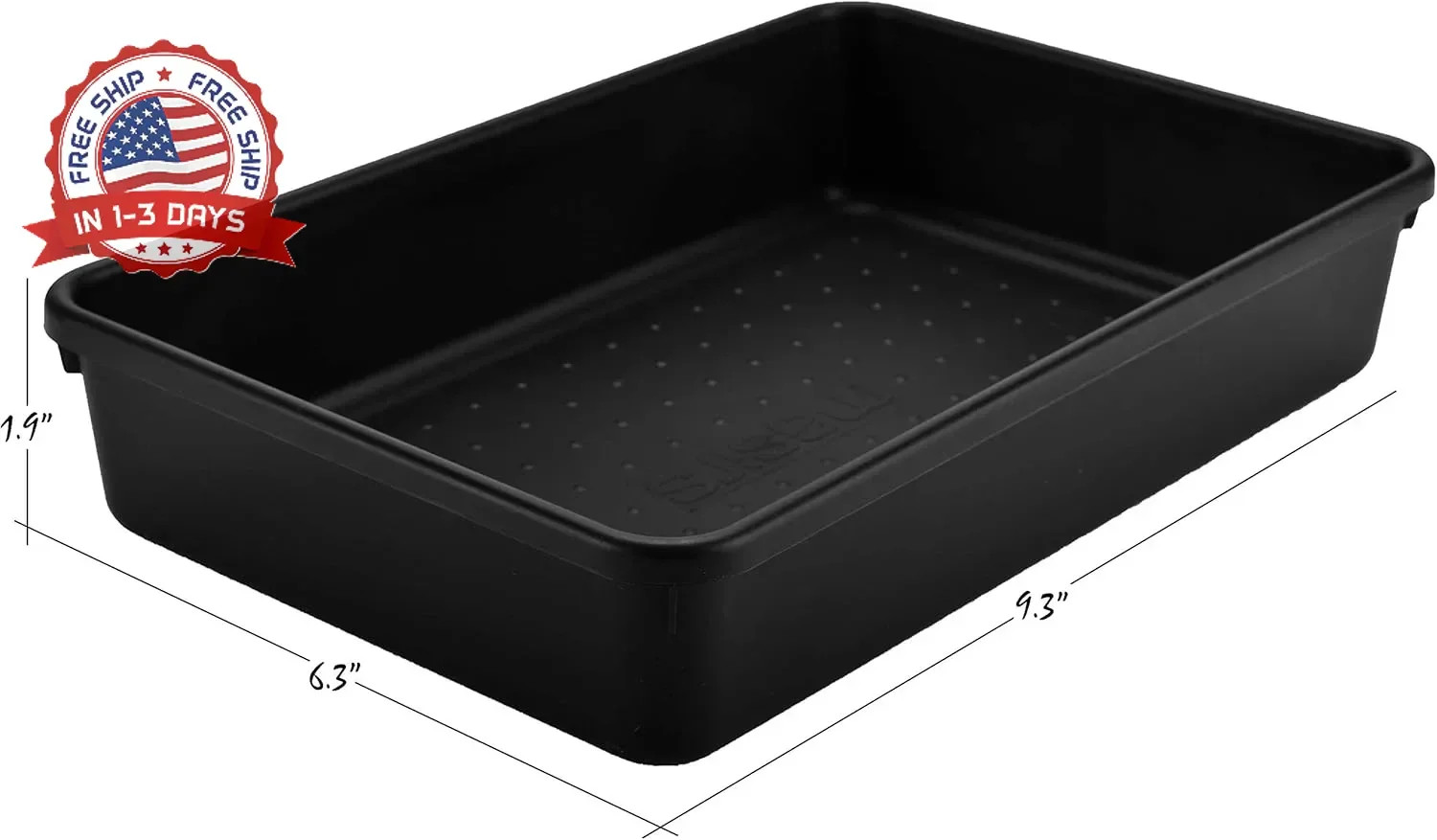 Masirs Interlocking Drawer Organizer Bins, Durable Plastic, Various Sizes for Cu