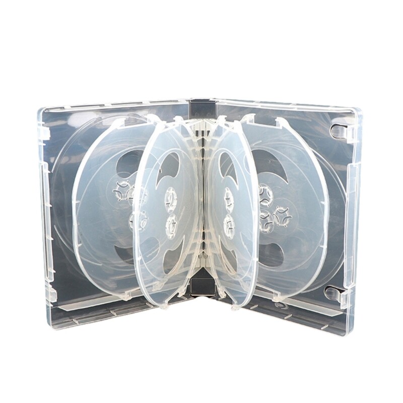 Clear Tray Standard Empty Clear Replacement DVD Case Portables DVD Package Case
