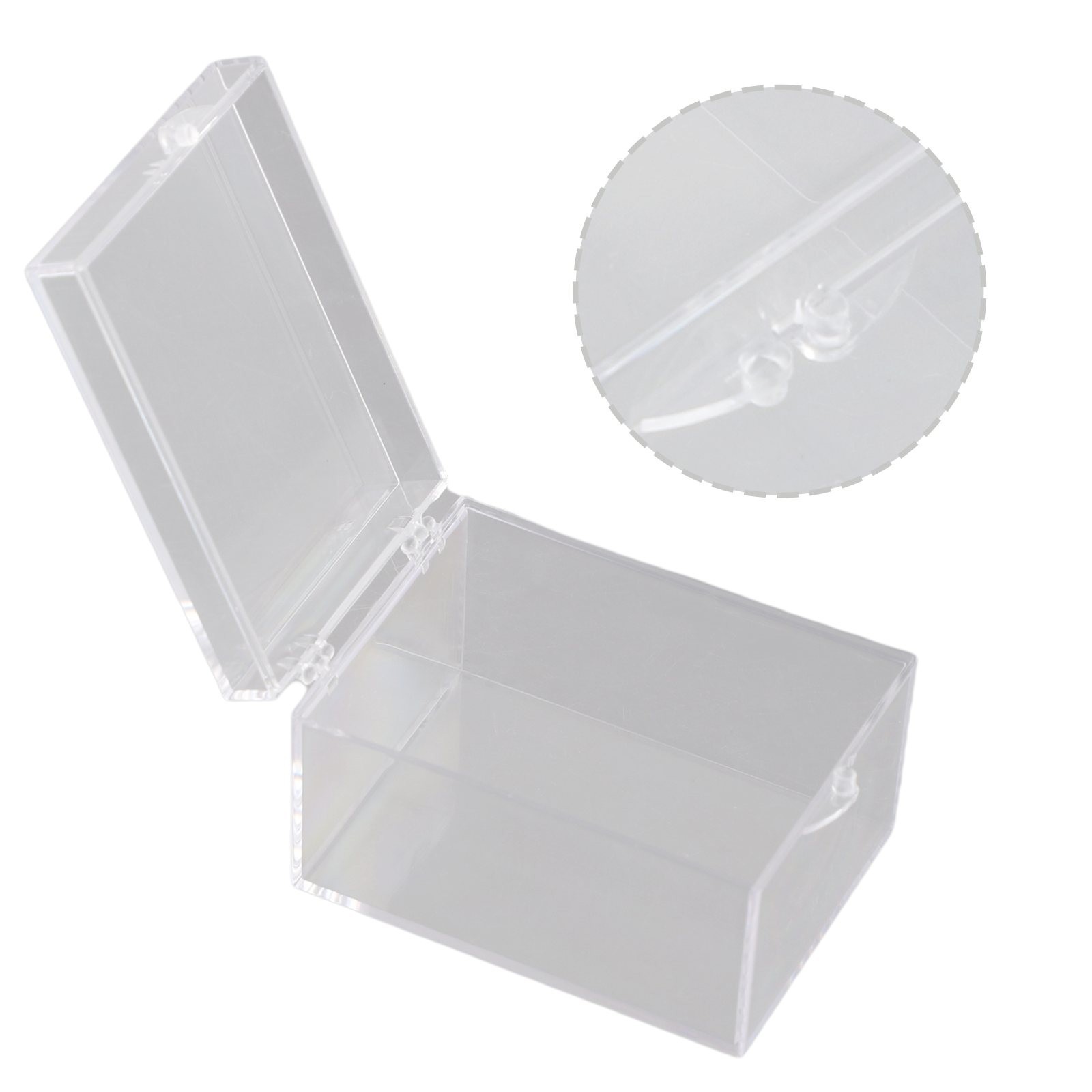 Clear Storage Case Storage Case Sizes 1PC Clear Plastic Transparent New