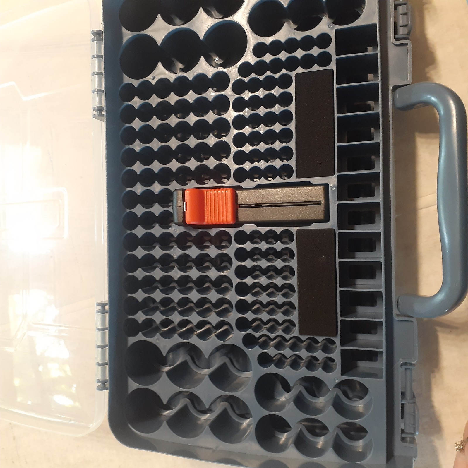 New Portable Battery Organizer Double Sides With Tester