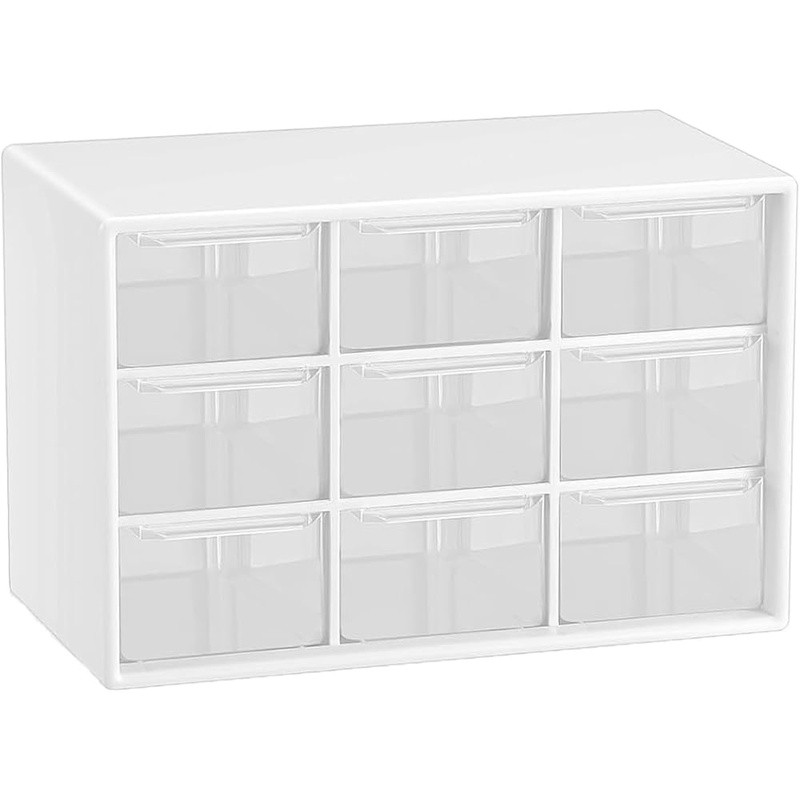 Small Plastic Drawer Organizer Stackable Storage Office Craft Home School New