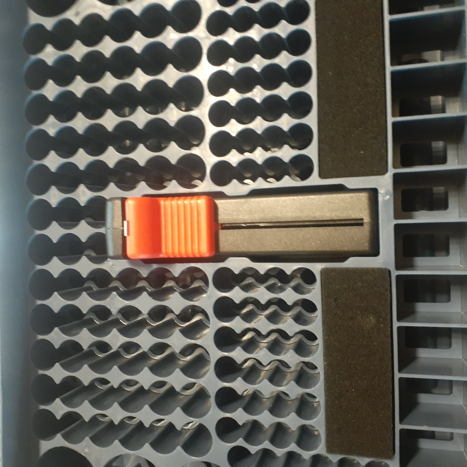 New Portable Battery Organizer Double Sides With Tester