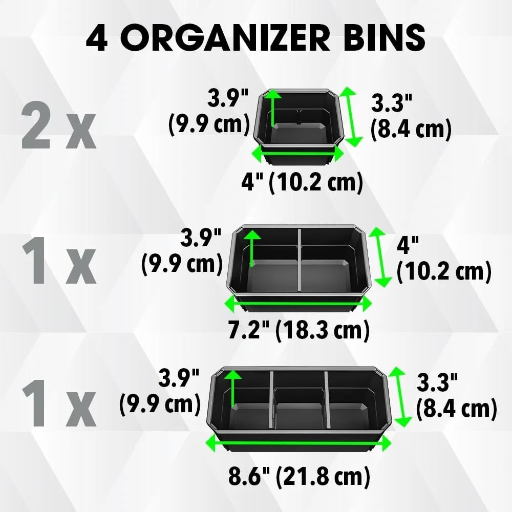 Compact Storage Organizer Box – FLEX STACK PACK System for Efficient Space Savin