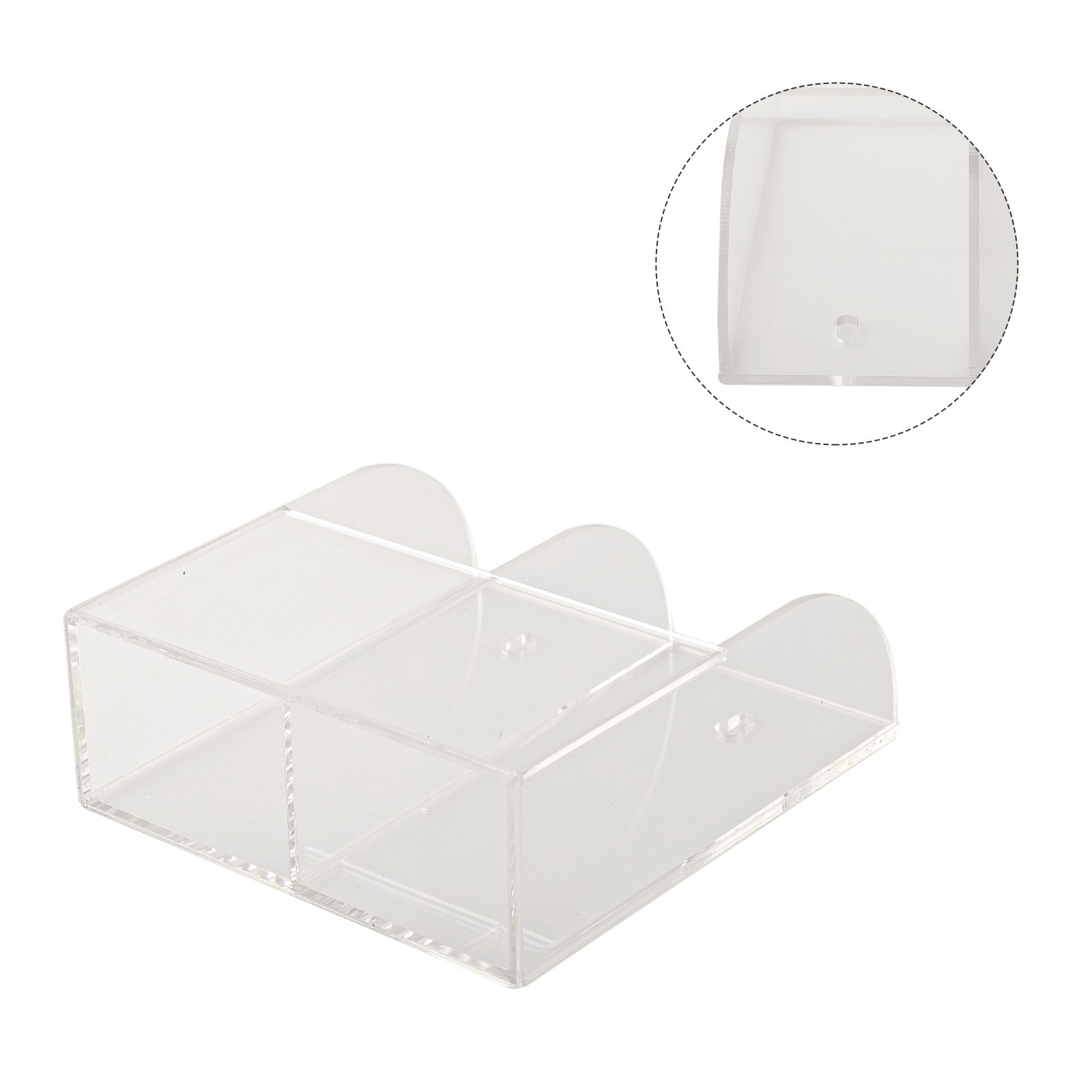 Remote Storage Box Holder Case Remote Control Storage Box Acrylic Clear