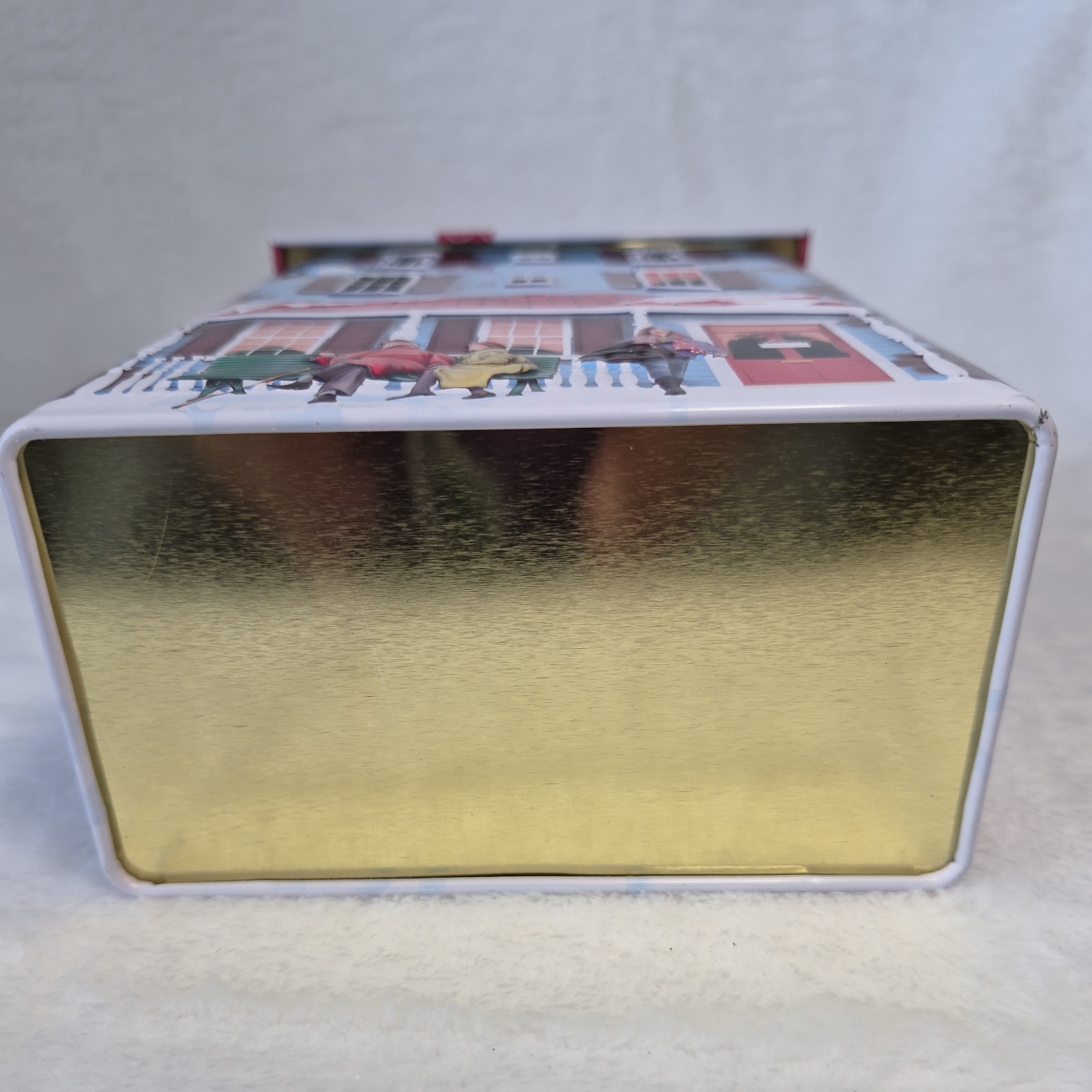 Harry London Chocolate Shop Tin Box – 8 in Collectible Christmas Village – Mint