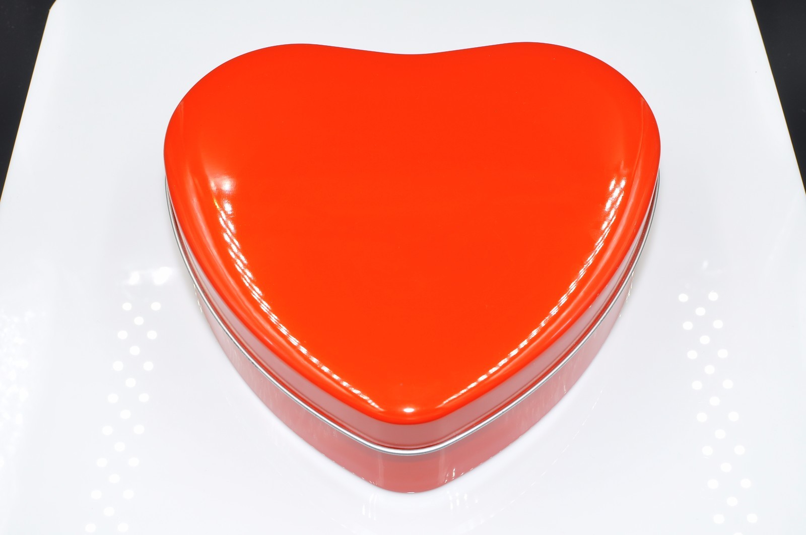 8 × New Heart Shape Metal Tin Trinket Storage Case Gift Box For Wedding Party