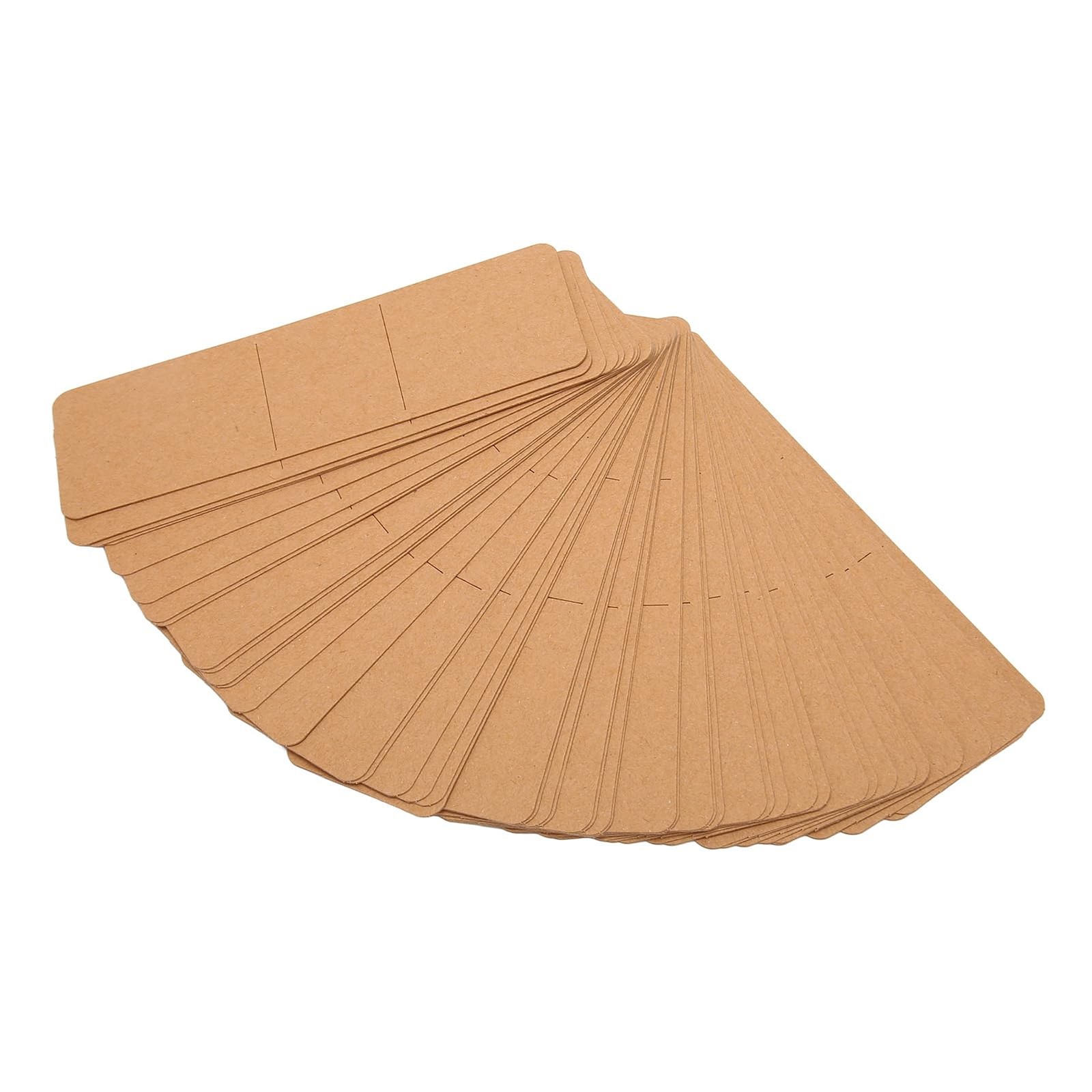 Bookmark Holder, 50pcs Kraft Paper DIY Bookmarks Kit for Book Lovers, Craft P…