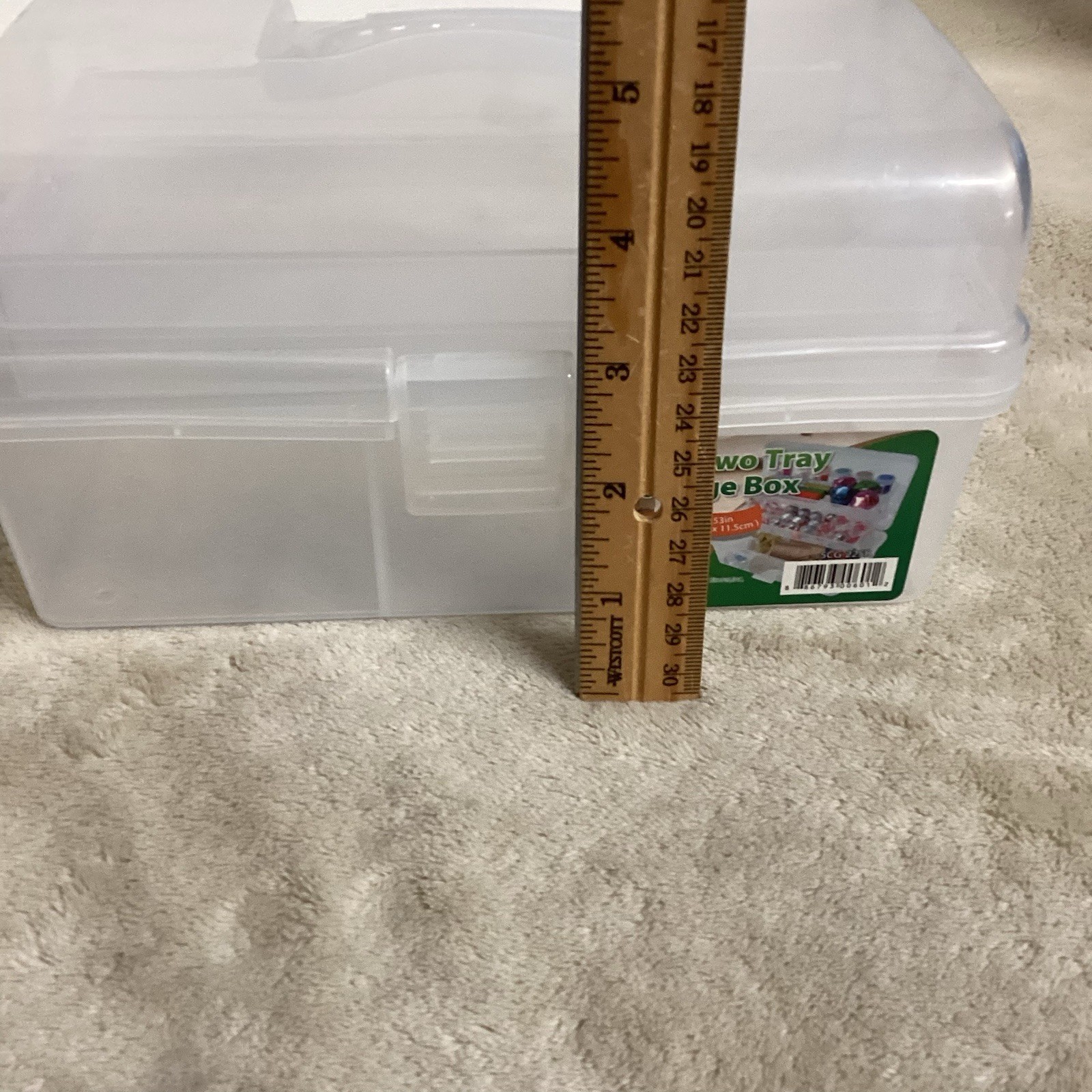 Mini Two Traw Storage Box New