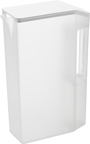 Yamazaki – tower Handled Slim Cold water pitcher 2L White H27.5cm (1816)